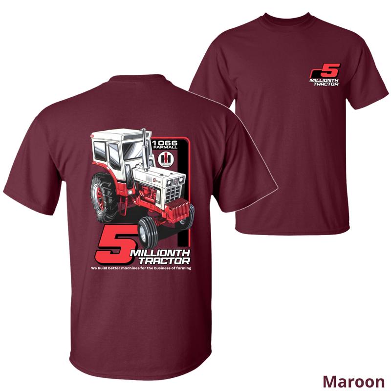 5 Millionth Tractor Farmall 1066 T-Shirt – Vintage Agriculture Shirt