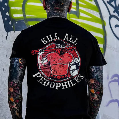 "End All Pedo" Print T-Shirt – Anti-Abuse Advocate Apparel