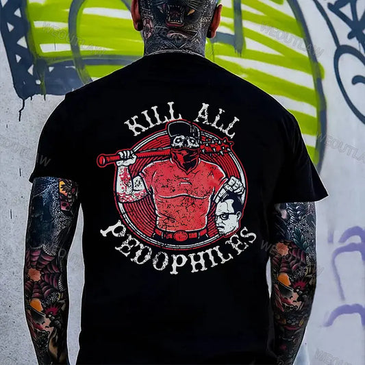 "End All Pedo" Print T-Shirt – Anti-Abuse Advocate Apparel