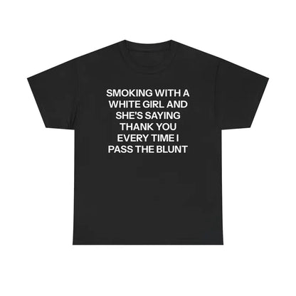 "Thank You" T-Shirt - Minimalist Slogan Tee, Unisex Cotton Graphic Shirt