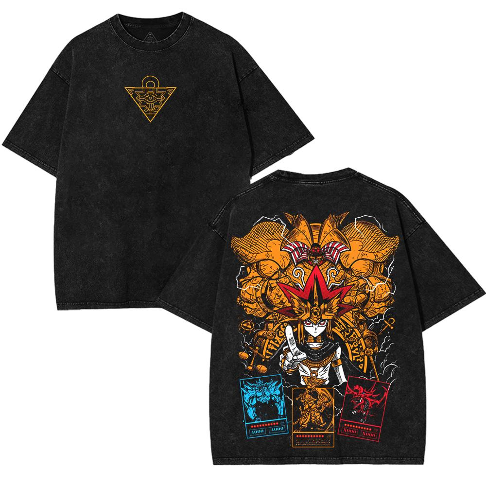 Yu-Gi-Oh! God Cards Vintage T-Shirt – Exodia, Ra, Obelisk, Osiris 2-Sided Anime Graphic Tee