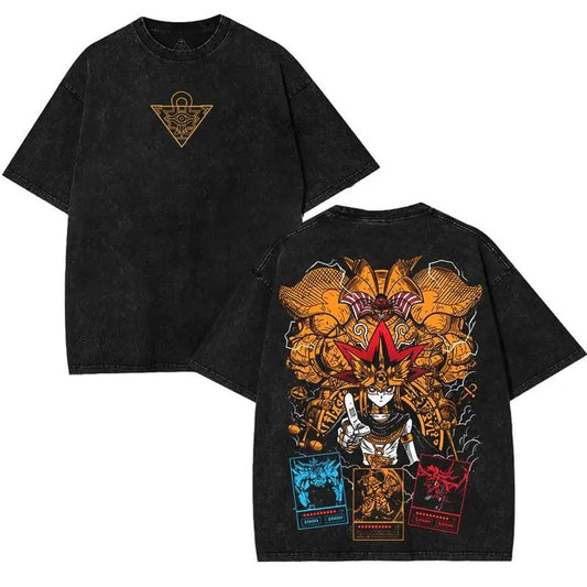Yu-Gi-Oh! Washed T-Shirt - Unisex Fit Anime & Manga Graphic Tee