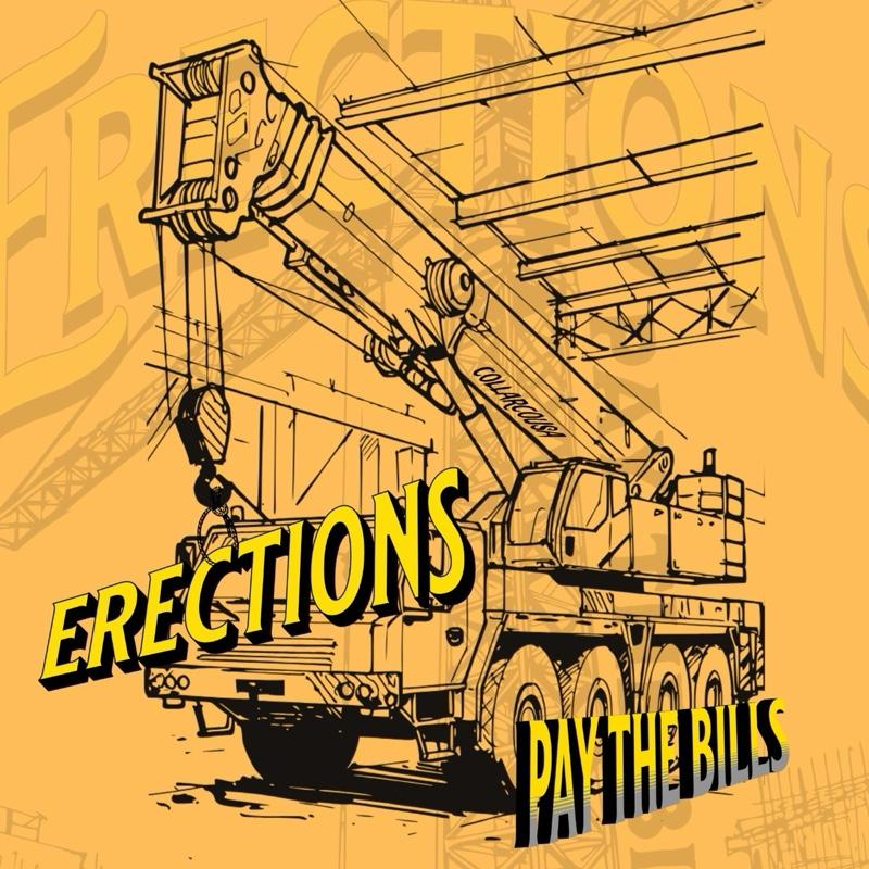 Crane Operator "Pays the Bills" T-Shirt - Blue Collar Workwear Men's Tee