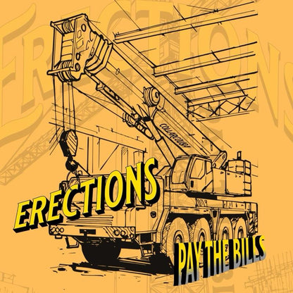 Crane Operator "Pays the Bills" T-Shirt - Blue Collar Workwear Men's Tee