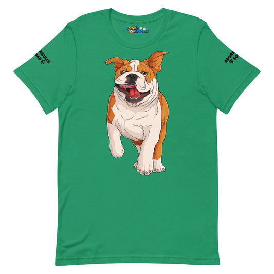 "Adorkabulls Squad" Running Bully Unisex Tee | Red & White Colored