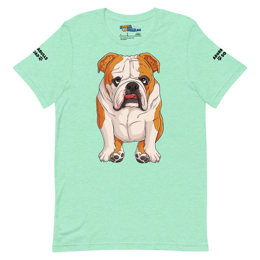 "Adorkabulls Squad" Sitting Bully Unisex Tee | Red & White Colored