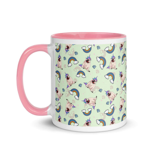 Magical Bullicorn Mint & Pink Mug
