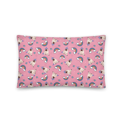 "Bullicorns Are Real" Throw Pillow