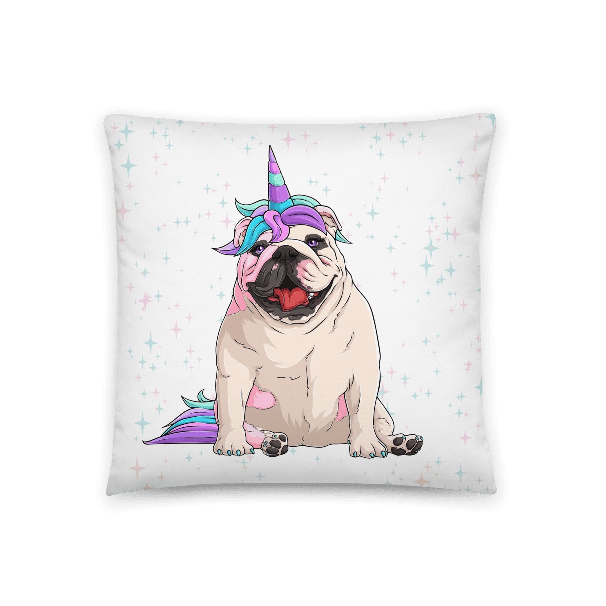 Magical Bullicorn Throw Pillow