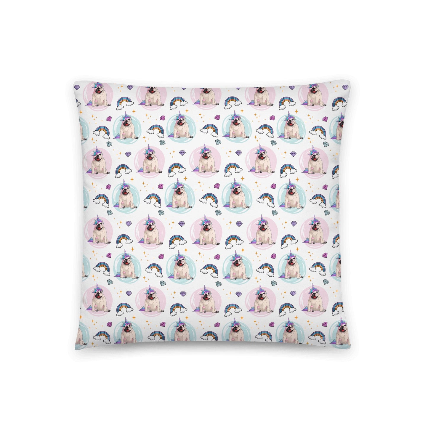 Magical Bullicorn Throw Pillow
