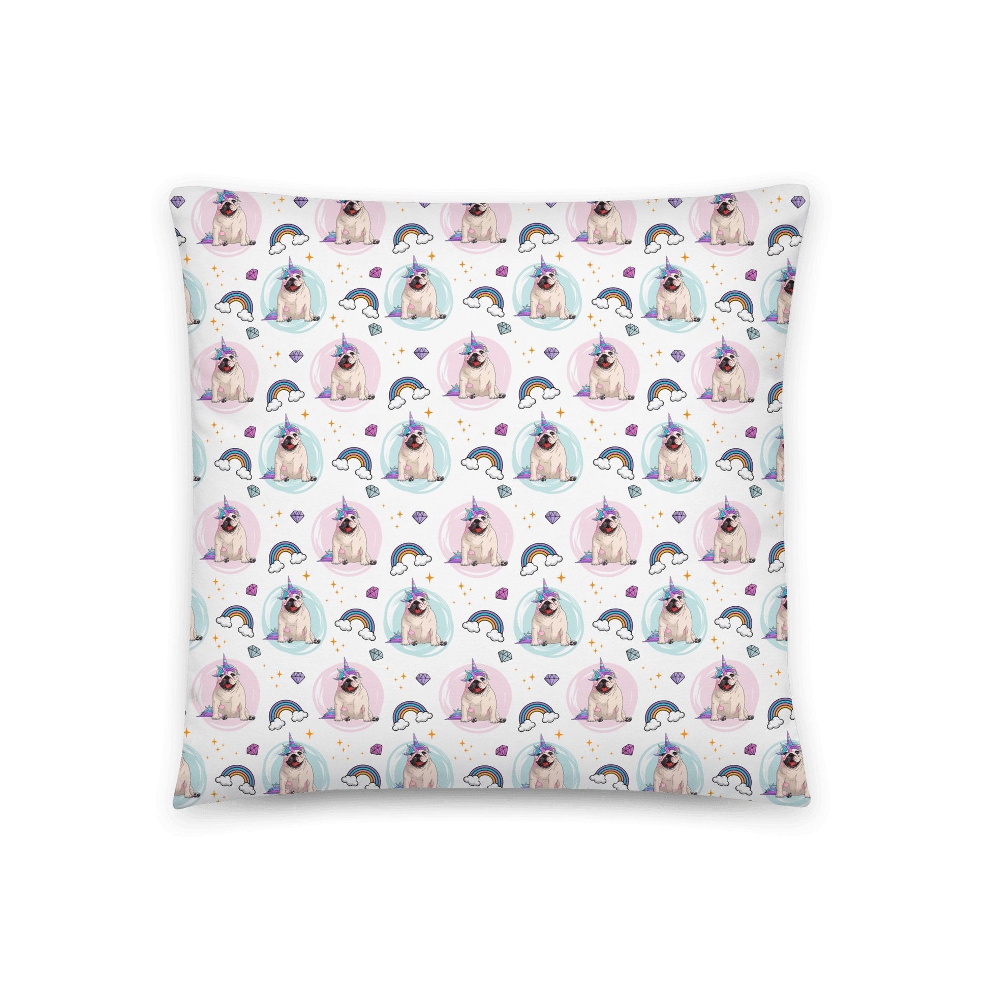 Magical Bullicorn Throw Pillow