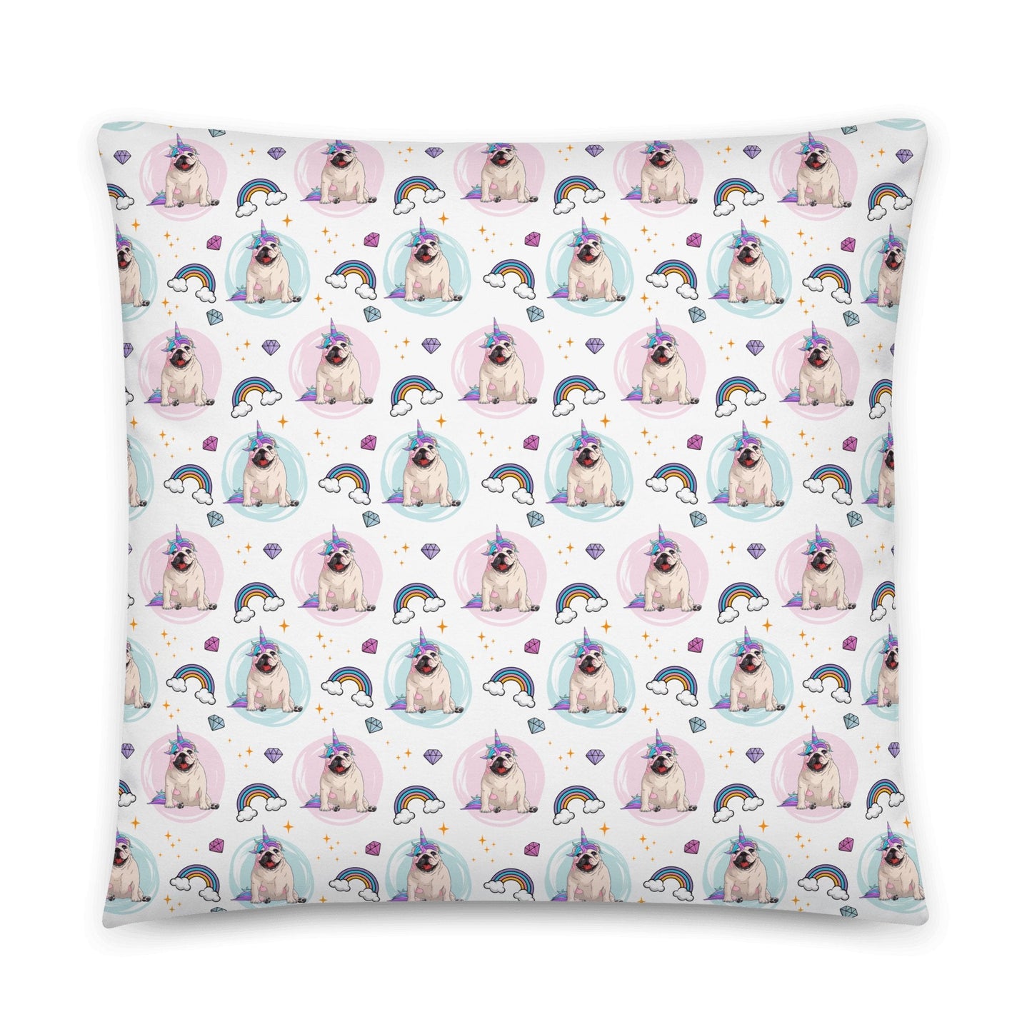 Magical Bullicorn Throw Pillow