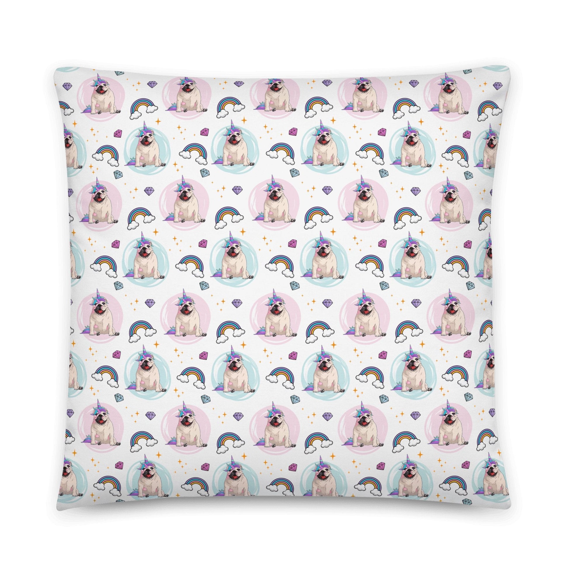 Magical Bullicorn Throw Pillow