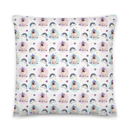 Magical Bullicorn Throw Pillow
