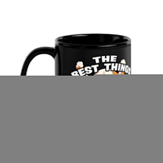 "The Best Things In Life Are Rescued" English Bulldog Mug | Red & White Colored