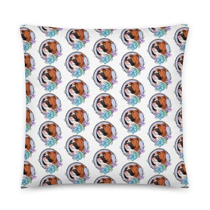 "You Don't Rescue Dogs, They Rescue You" English Bulldog Throw Pillow